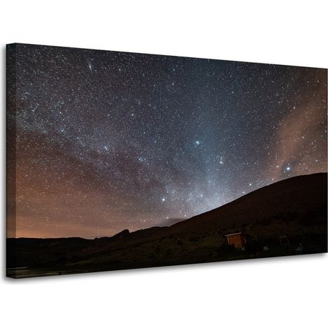 Leinwanddruck Weltraum Sternenhimmel 100x60