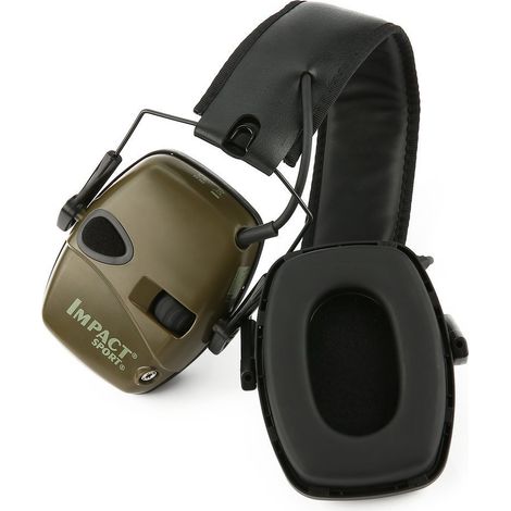 Impact Sport Series Noise Canceling und Electronic Noise Canceling Kopfhörer Armeegrün Modell 1030942