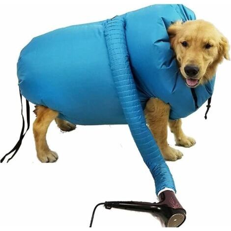Bolsa de secado portátil para perros Ensoleille, tejido Oxford de alta densidad, secado a 360° en 20 minutos, compatible con secador de pelo. (1/5)