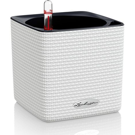 LECHUZA CUBE Color 14 - Kit Complet, blanc 14 cm (1/5)