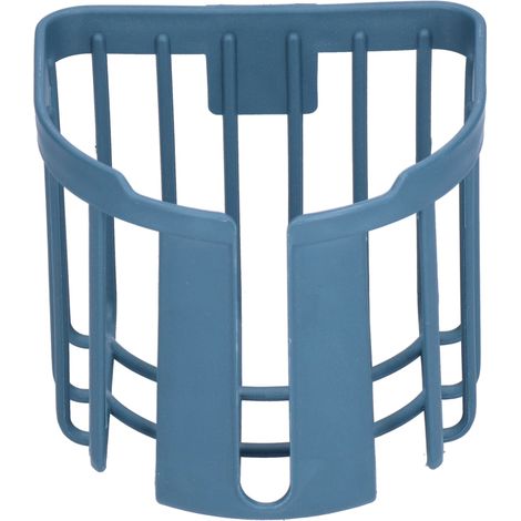 Soporte de papel higiénico de pared NoPunch, de gran capacidad, para baño (azul oscuro)