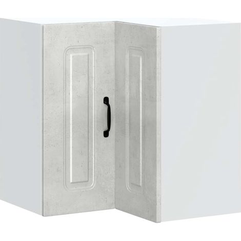Maison Exclusive - Pensile da Cucina ad Angolo Kalmar Grigio Cemento in Truciolato