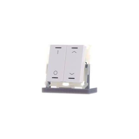 mdt Interrupteur à bouton blanc compatible KNX RGBW