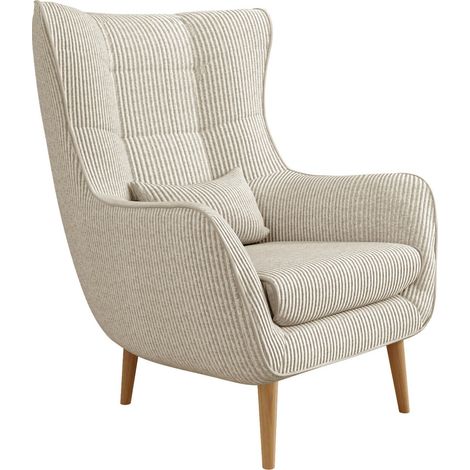 Sillón Comfivo Ulmus III, Poso 100, 106x80x95cm, Tapiz, Patas: Madera, 0