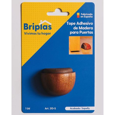 briplas tope puerta adhesivo madera media luna 1u sapelly 310s (1/2)