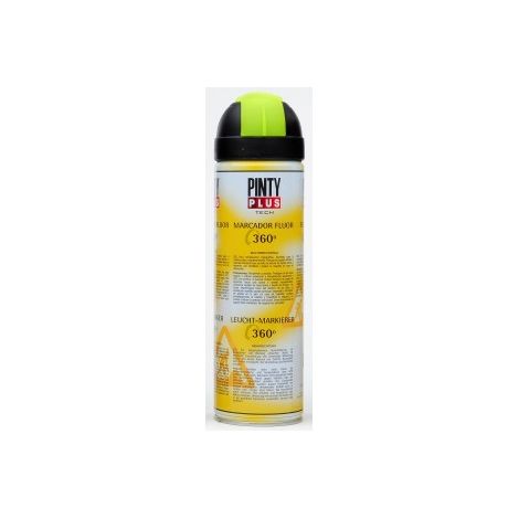 Sprühfarbe PintyPlus Tech Marker 360° Gelb 650 cc T146