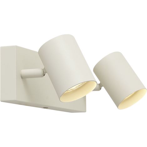 QAZQA Modern Ceiling Spotlight Beige 2-Lights Adjustable - Jeana (1/5)