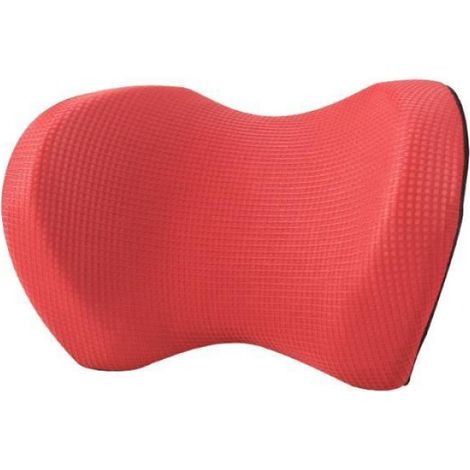 Appuie - tête de voiture, coussin de cou d'oreiller de voiture (rouge) (1/4)