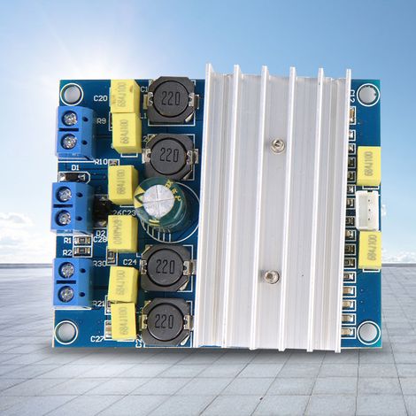 Carte d'amplificateur de puissance numérique haute puissance TDA7492 50W2/100W avec radiateur (1/5)