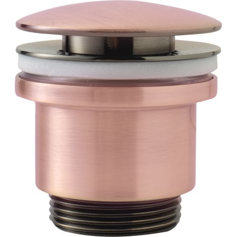 PRESTO 48330 Desagüe Semiautomático Redondo Oro Rosa - ref: 48330 (1/2)