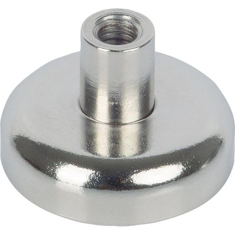 fix-o-moll Topfmag.Neo.Ø20,H13, 5,m.Gewindeb. M4,sil Inhalt: 1 (1/2)