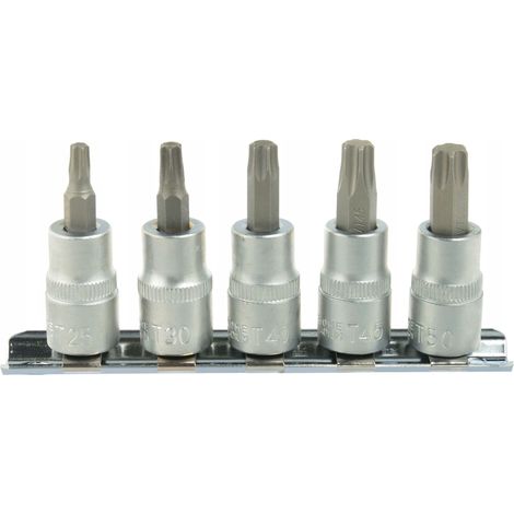 Jeu de 5 vis Torx T25-50 3/8" CRV (10/30) (1/3)