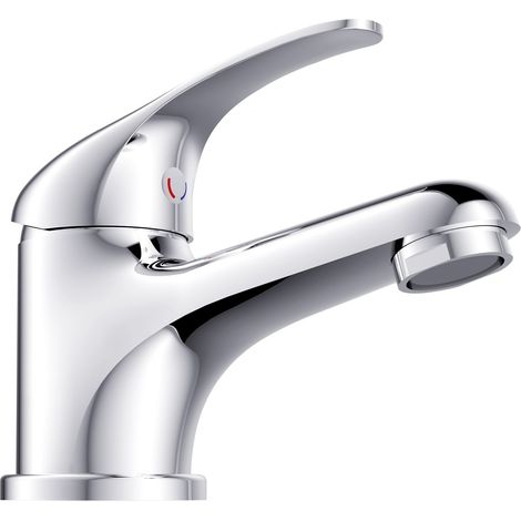Miscelatore Lavabo Serie Clara Cromato (1/2)