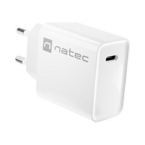 NATEC USB CHARGER RIBERA USB-C 20W PD WHITE (1/5)