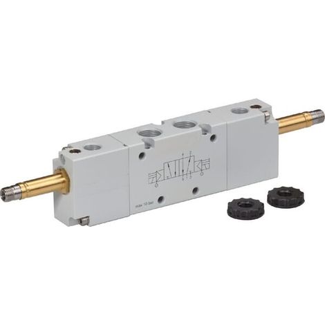 Valv. elettrom. a 5/2 vie 1/4" UNIVERSALE SOV52BS14 (1/2)