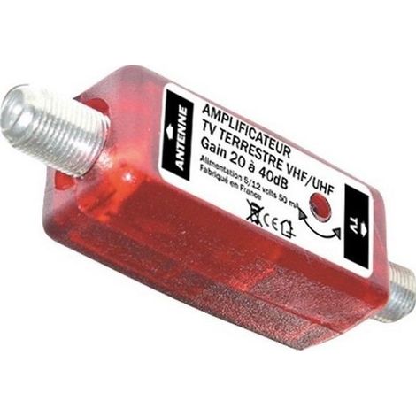 Ampli ELAP de ligne TNT REG20-40 db - ELAP - Amplificateur - Filaire