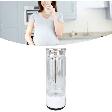 YKS-K1 Wassergenerator-Karaffe mit Tee-Einsatz zur Wasserstoffanreicherung, 1000 ml Fassungsvermögen, 1000–1500 ppb, Touch-Bedienung, für Zuhause oder Büro (1/5)