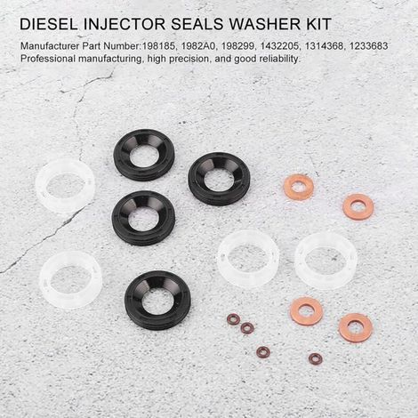 Kit De Joints D’Injecteur Diesel Pour Ford C-Max Fiesta Focus 1233683 Et 198185 (1/3)