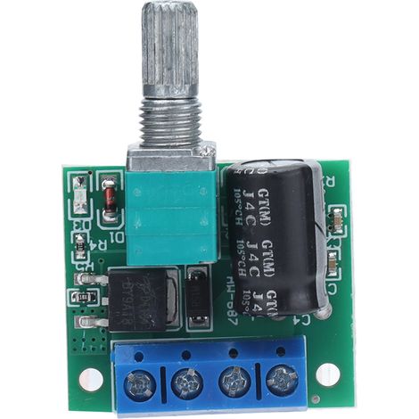 Contrôleur de vitesse de moteur PWM 4,5 V – 35 V CC, régulateur de vitesse, variateur LED avec bouton, 0 – 5 A (1/5)