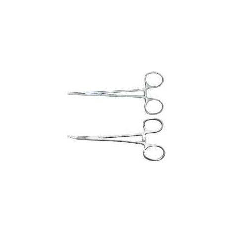 Clamp acier inox à bec coudé long. 125mm (1/3)