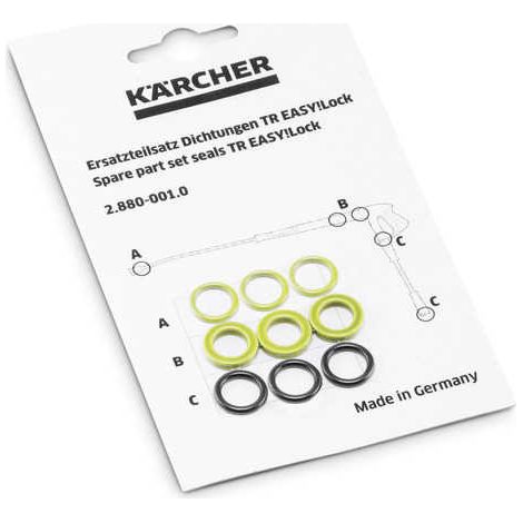 Jeu de joints pour flexible poignee et lance karcher easy loc - KARCHER - Seul