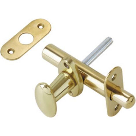 2PZ CATENACCIO A CREMAGLIERA CON POMOLO B.T.MM.80 OTTONE LUCIDO (1/2)