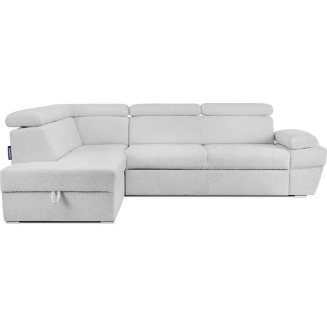 KONSIMO RATLO Ecksofa links, Grau (1/5)
