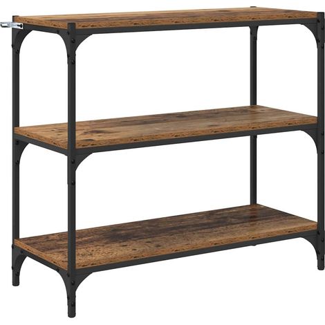 Bibliothèque Bois Ancien 80 x 33 x 70,5 cm CFW925523 (1/5)