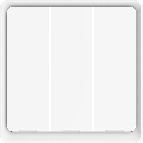 Interrupteur Mural Sans Fil Zigbee 3 Boutons - Télécommande Domotique Tuya pour Maison Connectée (1/5)