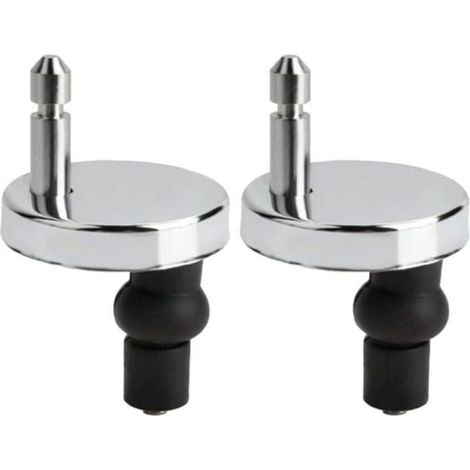 Set of 2 Fastening Abattant WC Universal Abattant of Toilets to Hinge Lid of Toilets Abattant Fastening,Suitable to All Output of Style of Toilets,Fitment Easy (1/5)