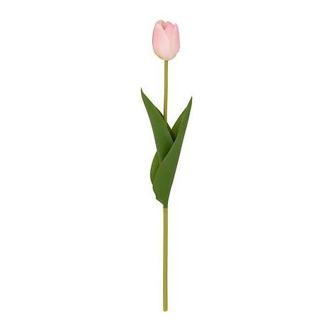 Tulipán rosa artificial de 48 cm de altura, fabricado en plástico. (1/5)