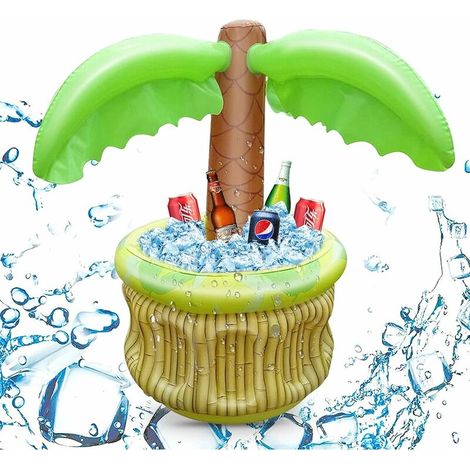 Green Mobility-Refroidisseur de Boisson Gonflable Palmier, Palmier Gonflable Cooler Glacière Gonflable pour Fêtes D&39été pour la fête sur Le thème de la Plage de la Piscine hawaïenne (1/5)