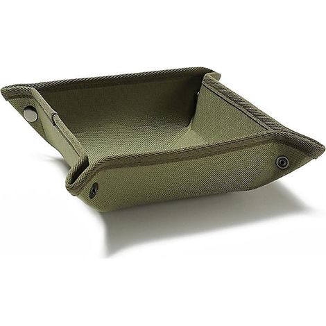 Faltbare Aufbewahrungsschublade aus Canvas für Camping, Schreibtischablage für Schlüssel, Kamera, Uhr, Accessoires, Make-up und Lippenstift