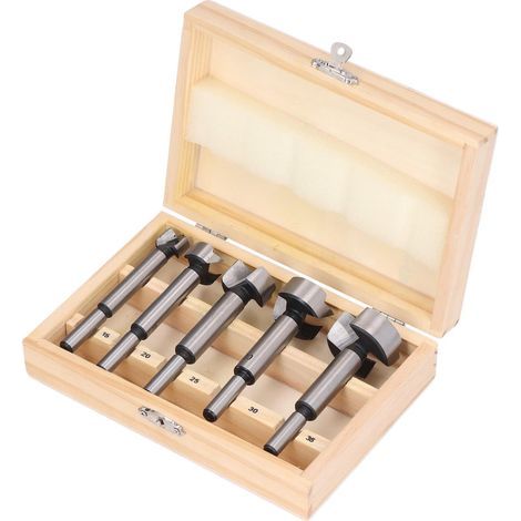 Jeu de 5 forets Foster (15 mm, 20 mm, 25 mm, 30 mm, 35 mm) (1/5)