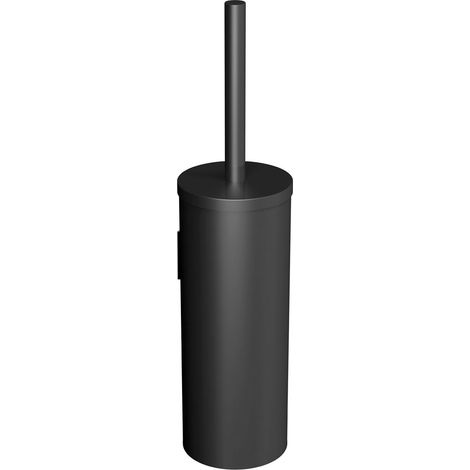 COSMIC Logic porte-balayette brosse wc porte balai noir mat murale seulement vissé (1/3)