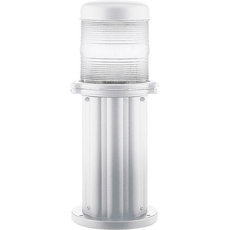 Baliza exterior OMO E27 23 W IP55 400 mm Blanco (1/2)