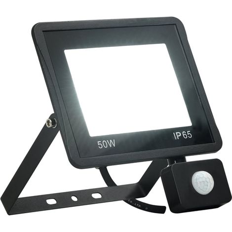 Projecteur LED, 50W, blanc froid, pour l'éclairage d'accentuation des plafonds, jardins, façades ou espaces extérieurs.-AquaForge (1/5)