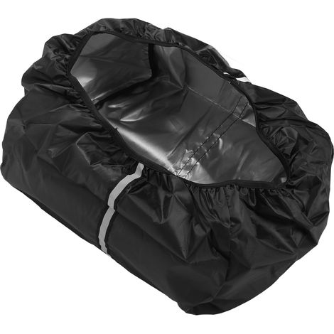 Sac de protection vélo imperméable, housse anti-pluie pour panier vélo, revêtement extérieur résistant, adaptable à la plupart des paniers, accessoire de vélo pratique. (1/5)