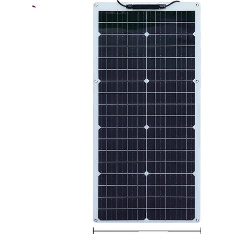 Pannello solare, design flessibile, alta efficienza, 19,8 V 50 W (1/2)