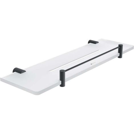 Nimco Bormo - Mensola, lunghezza 40 cm, nero opaco BRC X440-X-90 (1/2)