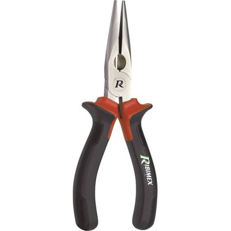 Pince Droite Bec L. 160 mm - Acier Traité - Précision et Maniabilité - Idéale pour Travaux Fins - D-Work