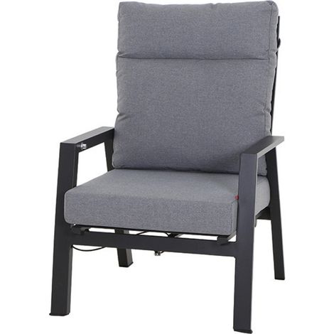 Siena Garden Loungesessel Valencia Aluminium Ranotex®-Gewebe grau J04048 (1/5)