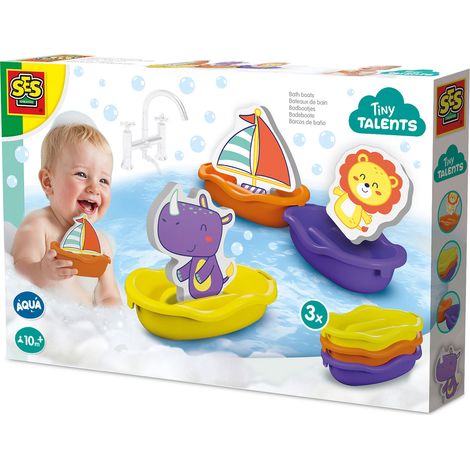SES Creative - Bath Time - Boats with Foam Animals (S13001)