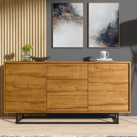 Vista Sideboard 140cm - Dark Oak (1/5)