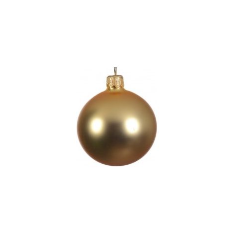 Box 6 Palline Vt Oro Opaco d.8 Cm