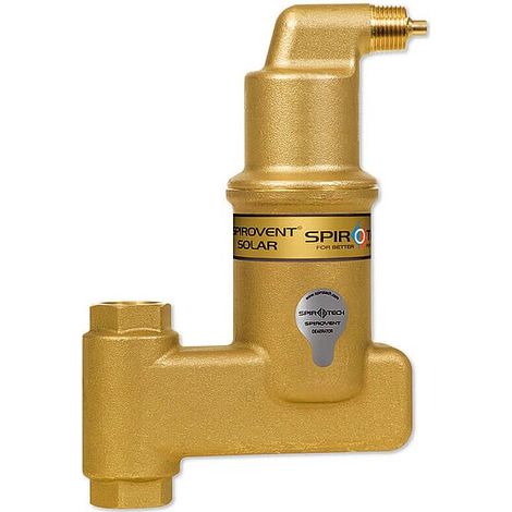 SpiroVent Solar Vertikal Autoclose Mikroblasenabscheider mit 3/4'' Innengewinde AA075VFBA08 (1/2)