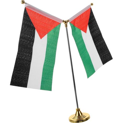 Flagge Tischflagge mit Edelstahl Y förmigem Ständer Stabile