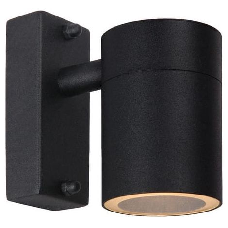 Applique esterna Lucide Arne-LED nera GU10 5W 2700K IP44 (1/5)