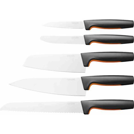 Fiskars Functional Form Set mit 5 Messern Schwarz Orange (1/5)
