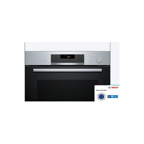 Bosch – Four encastrable chaleur tournante 71L – Nettoyage pyrolyse – 8 modes de cuisson – Porte froide 4 vitres – HRG572ES3 (1/5)